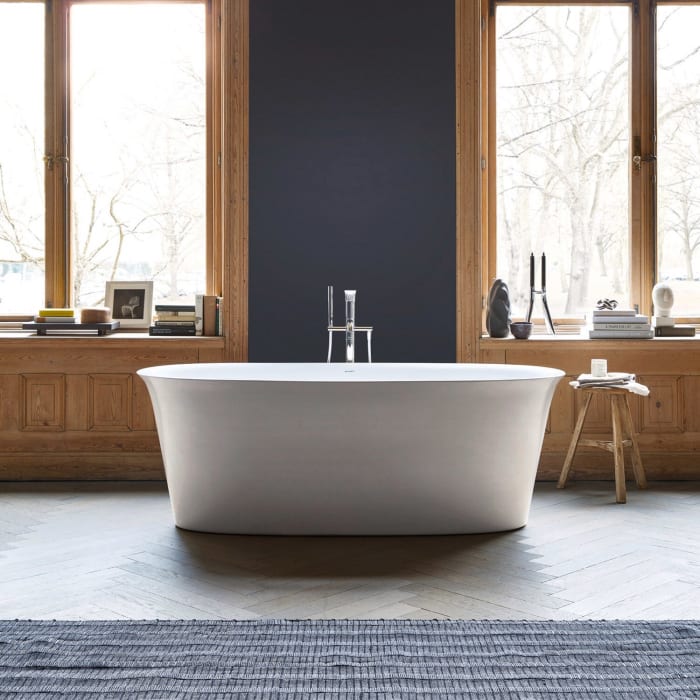 Duravit White Tulip Badewanne freistehend 160 x 80 cm