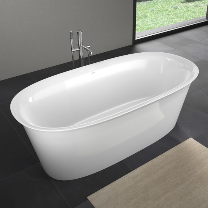 Duravit White Tulip Badewanne freistehend 180 x 90 cm