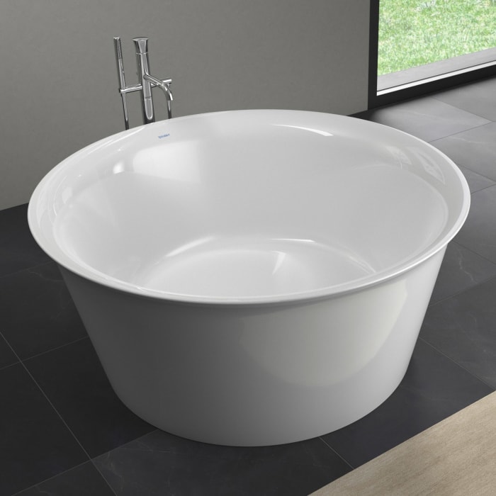 Duravit White Tulip Badewanne freistehend rund Ø 140 cm