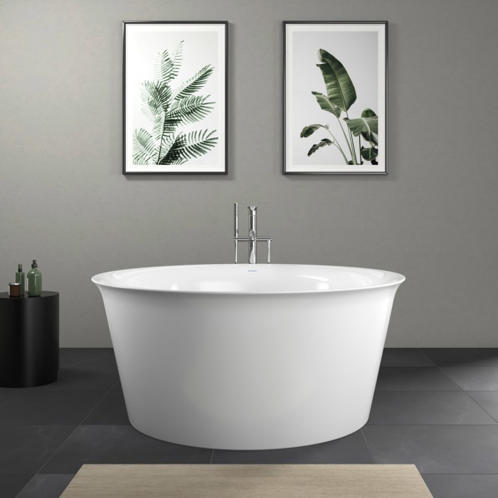 Duravit White Tulip Badewanne freistehend rund Ø 140 cm