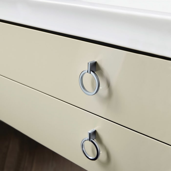 Duravit White Tulip Waschtischunterbau 98,4 x 41 cm, mit 2 Auszügen inkl. Griff