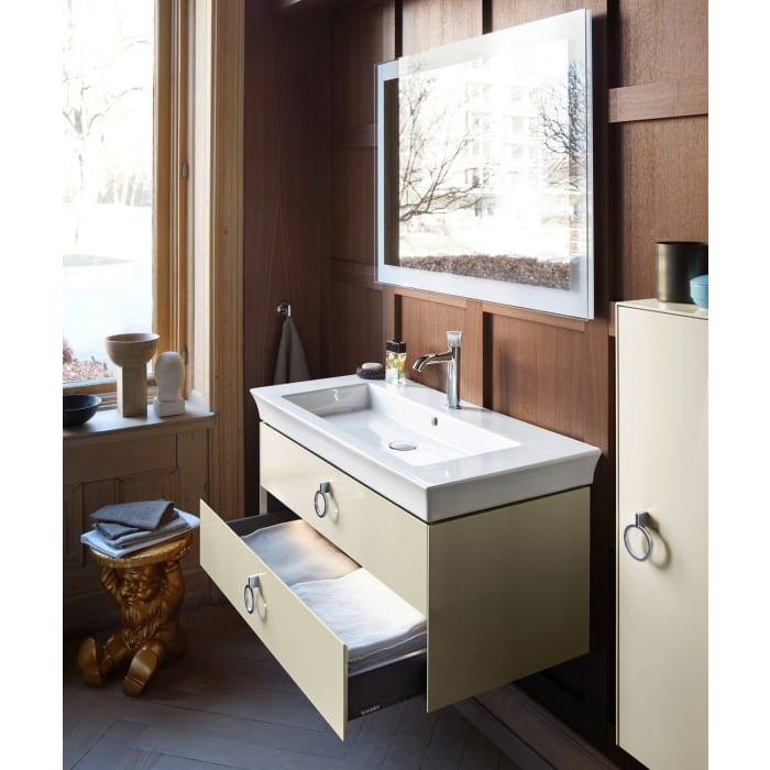 Duravit White Tulip Waschtischunterbau 98,4 x 41 cm, mit 2 Auszügen inkl. Griff