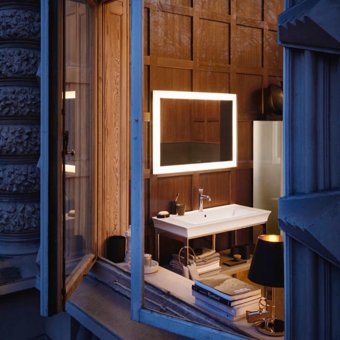 Duravit White Tulip Spiegel 105 x 75 cm, Sensor-Version, mit Spiegelheizung