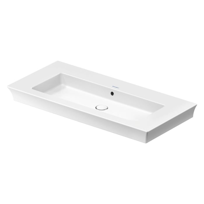 Duravit White Tulip Möbel-/Waschtisch 105,5 cm, mit Überlauf ohne Hahnloch