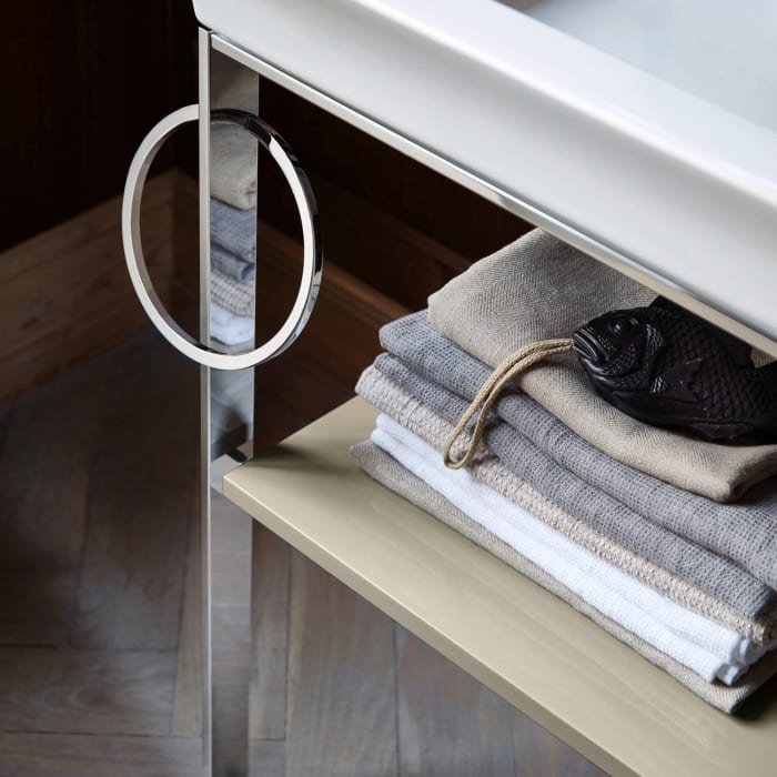 Duravit White Tulip Möbel-/Waschtisch 105,5 cm, mit Überlauf ohne Hahnloch