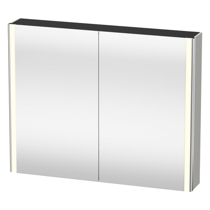 Duravit Xsquare Spiegelschrank 100 x 80 cm, 2 Türen, Steckdose: LKZ 1 (F)