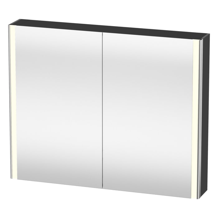 Duravit Xsquare Spiegelschrank 100 x 80 cm, 2 Türen, Steckdose: LKZ 1 (F)