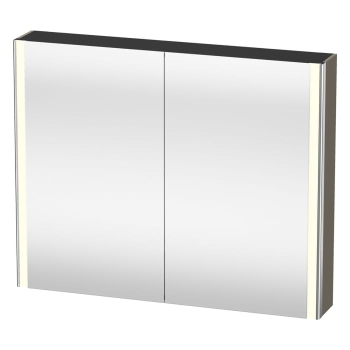 Duravit Xsquare Spiegelschrank 100 x 80 cm, 2 Türen, Steckdose: LKZ 1 (F)