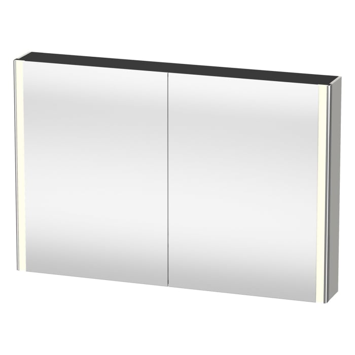 Duravit Xsquare Spiegelschrank 120 x 80 cm, 2 Türen, Steckdose: LKZ 2 (CH)