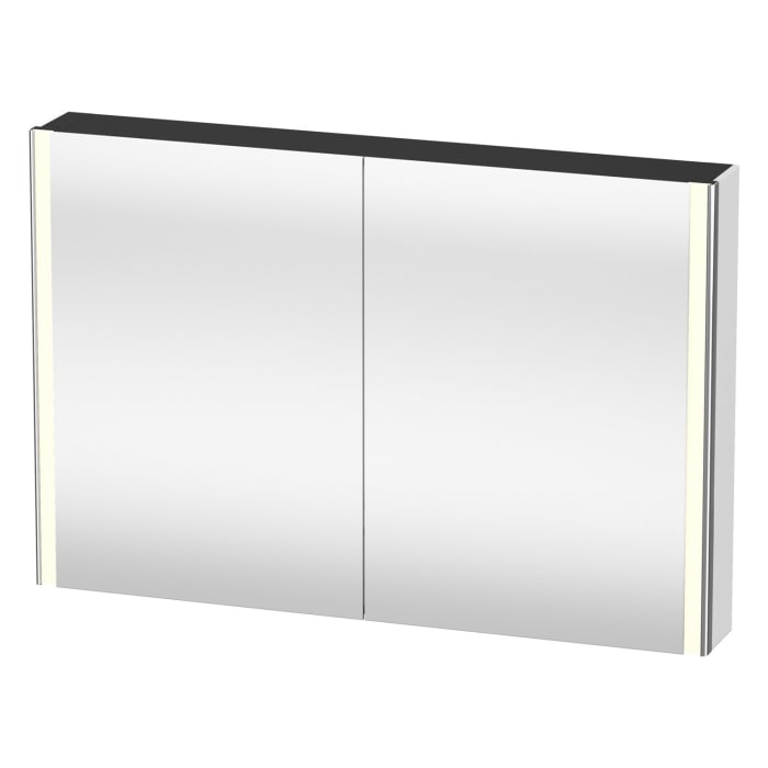 Duravit Xsquare Spiegelschrank 120 x 80 cm, 2 Türen, Steckdose: LKZ 2 (CH)
