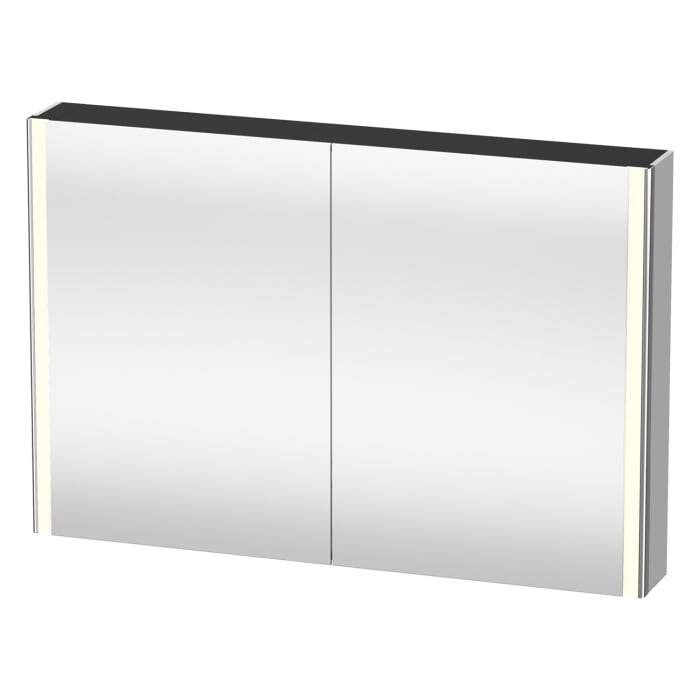 Duravit Xsquare Spiegelschrank 120 x 80 cm, 2 Türen, Steckdose: LKZ 1 (F)