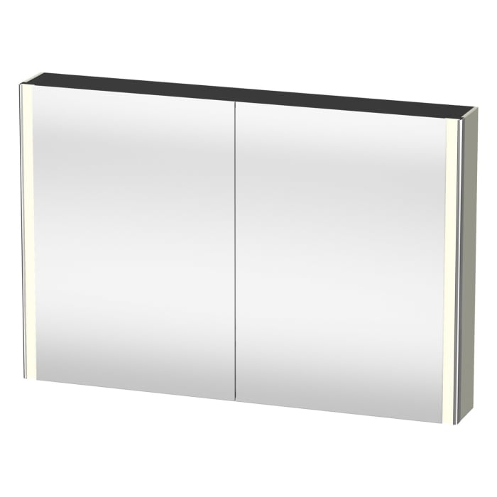 Duravit Xsquare Spiegelschrank 120 x 80 cm, 2 Türen, Steckdose: LKZ 0 (DE,AT)