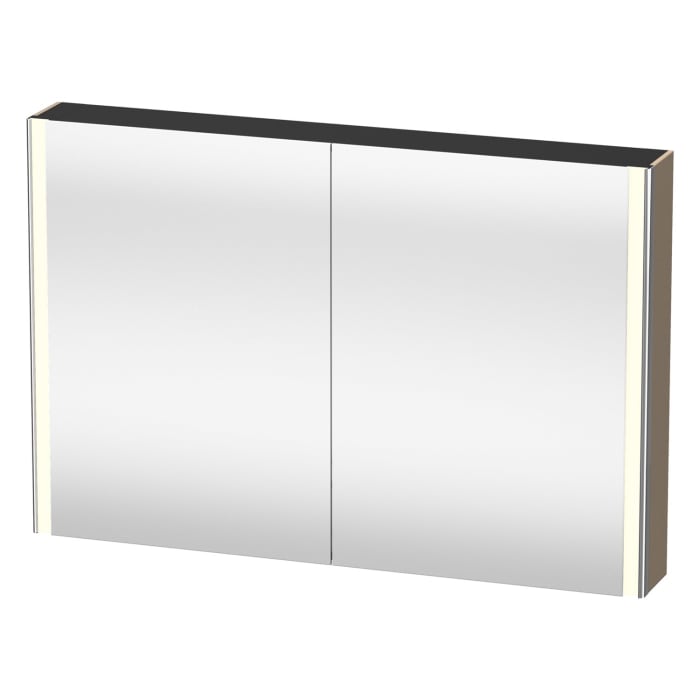 Duravit Xsquare Spiegelschrank 120 x 80 cm, 2 Türen, Steckdose: LKZ 1 (F)