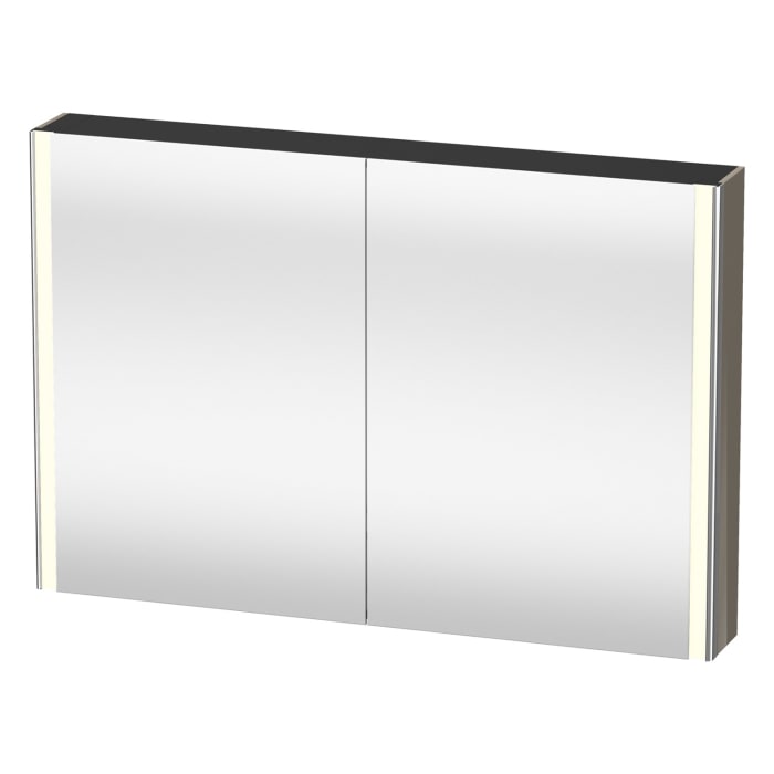 Duravit Xsquare Spiegelschrank 120 x 80 cm, 2 Türen, Steckdose: LKZ 2 (CH)