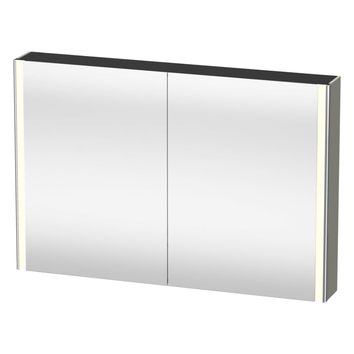 Duravit Xsquare Spiegelschrank 120 x 80 cm, 2 Türen, Steckdose: LKZ 0 (DE,AT)