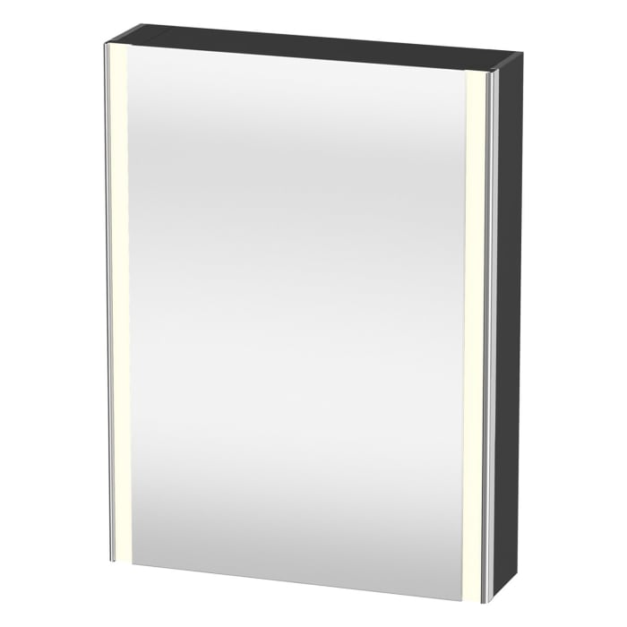 Duravit Xsquare Spiegelschrank 60 x 80 cm, 1 Tür Anschlag links, Steckdose: LKZ 1 (F)