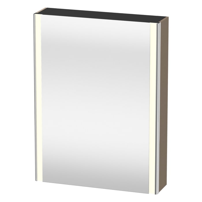 Duravit Xsquare Spiegelschrank 60 x 80 cm, 1 Tür Anschlag links, Steckdose: LKZ 2 (CH)