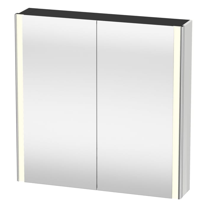 Duravit Xsquare Spiegelschrank 80 x 80 cm, 2 Türen, Steckdose: LKZ 1 (F)