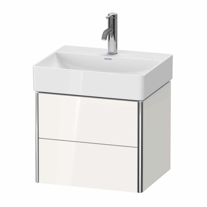 Duravit XSquare Waschtischunterbau wandhängend Compact 48,4 cm, mit 2 Schubkästen