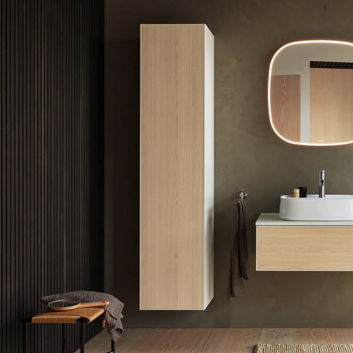 Duravit Zencha Hochschrank 40 x 190 cm, 2 Türen Anschlag links