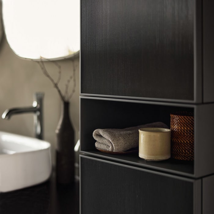 Duravit Zencha Hochschrank 40 x 190 cm, 2 Türen Anschlag links