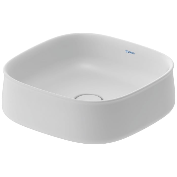 Duravit Zencha Aufsatzbecken 42 x 42 cm, ohne Hahnlochbank
