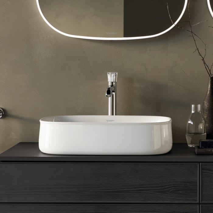 Duravit Zencha Aufsatzbecken 55 x 39 cm, ohne Hahnlochbank