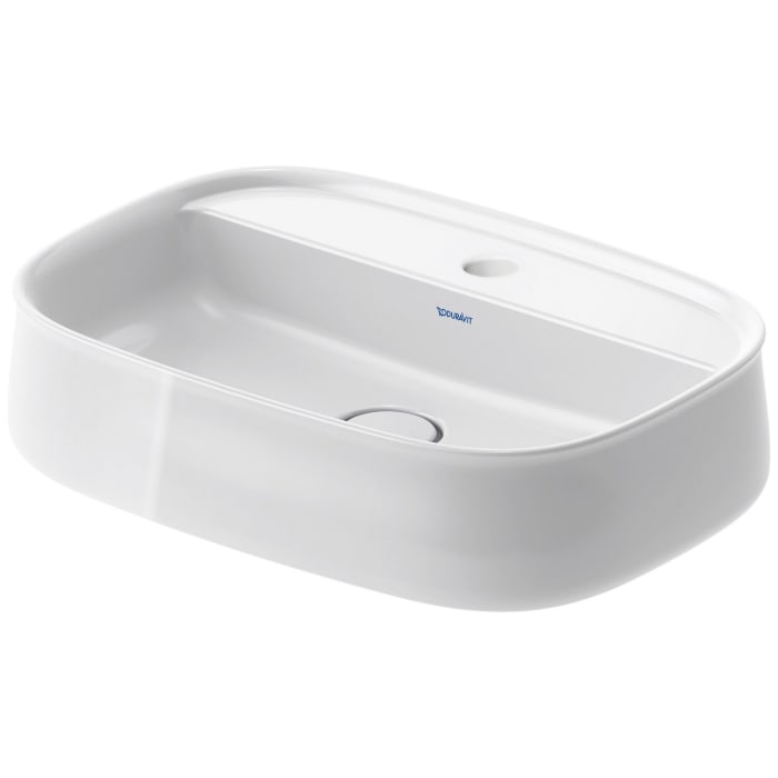 Duravit Zencha Aufsatzbecken 55 x 39 cm, mit Hahnlochbank