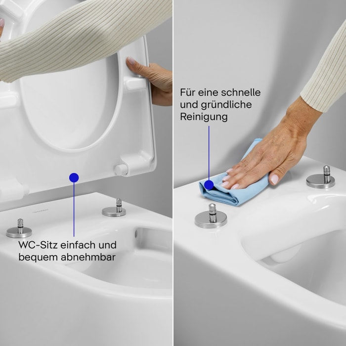 Duravit Universal WC-Sitz D-shaped mit Absenkautomatik