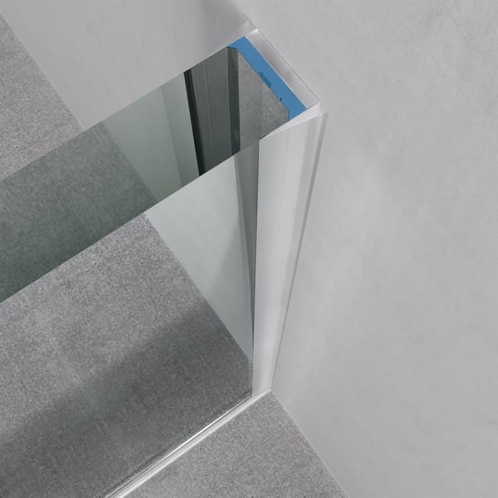 DUSCHOLUX Air 3 Walk-In Duschwand, Anschlag rechts, Maßanfertigung bis 180 x 220 cm