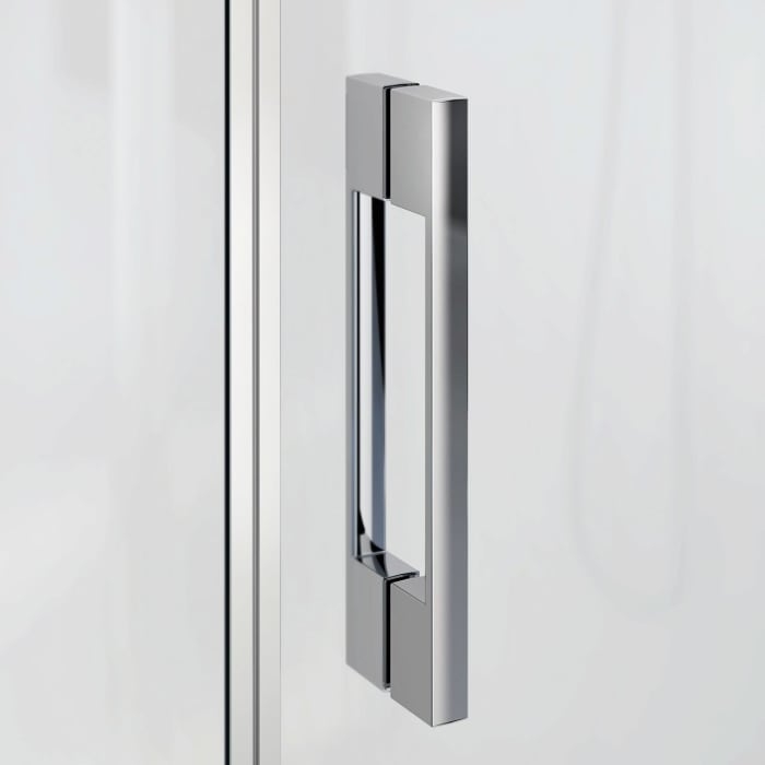 DUSCHOLUX Bella Vita 3 Drehfalttür 70 x 200 cm für Nische Anschlag rechts, mit CareTec Pro-Beschichtung