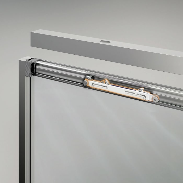 DUSCHOLUX Bella Vita 3 Plus Runddusche asymmetrisch mit Schiebetür Maßanfertigung bis B: 100 x 80 H: 200 cm, Mod. 803