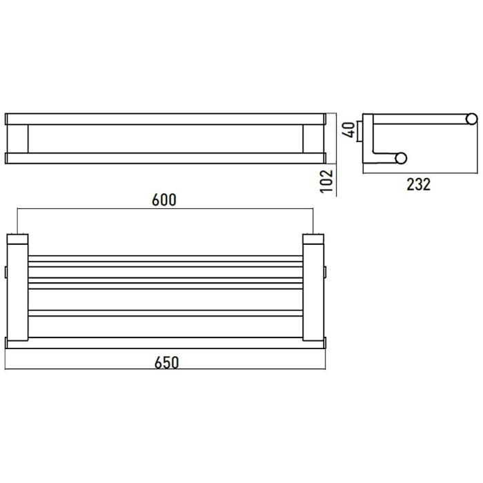 Emco system 2 Badetuchablage