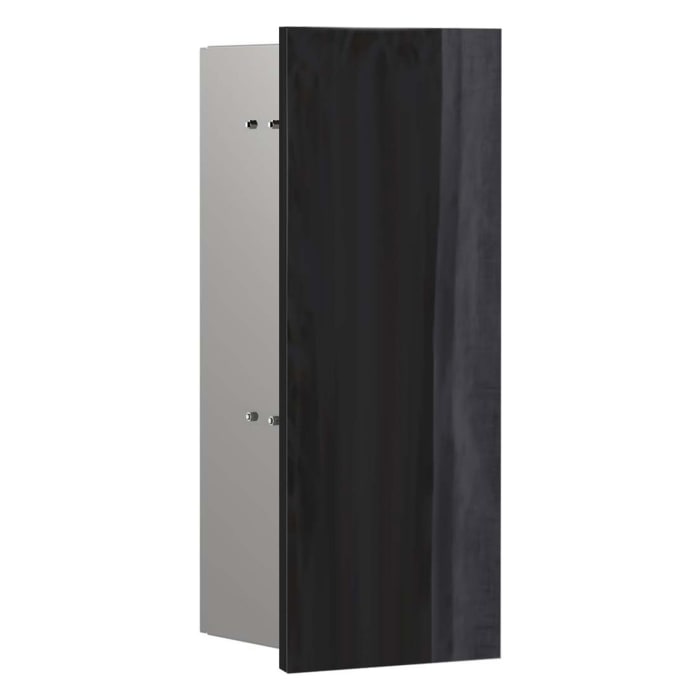 emco asis pure Toilettenbürstengarnitur-Modul - Unterputz, Glasfront, Anschlag rechts