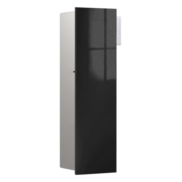 emco asis pure WC-Modul 60 cm - Unterputz, Glasfront, Anschlag links