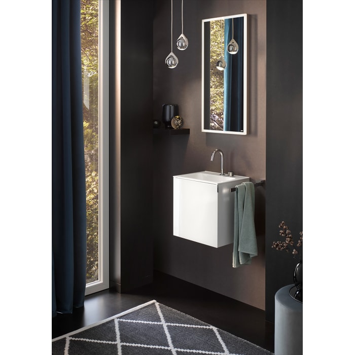 Emco asis Waschtisch 40 cm mit 1 Hahnloch