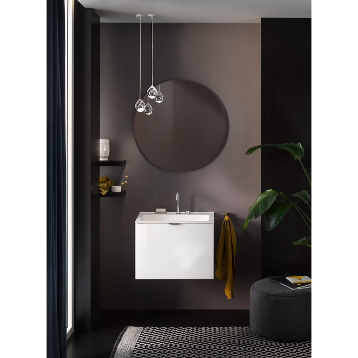 Emco asis Waschtisch 40 cm ohne Hahnloch