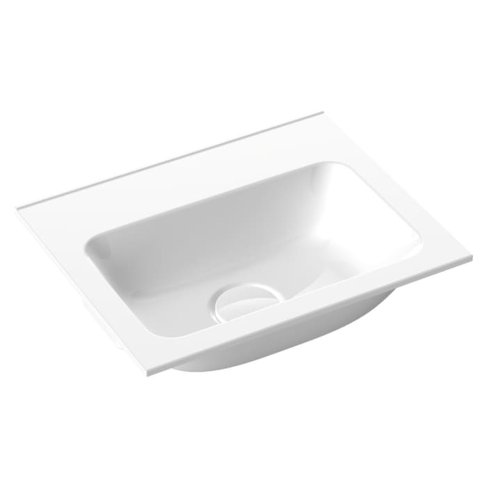 Emco asis Waschtisch 40 cm ohne Hahnloch