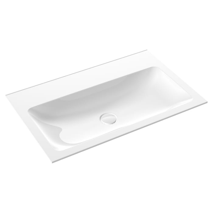 Emco asis Waschtisch 80 cm ohne Hahnloch