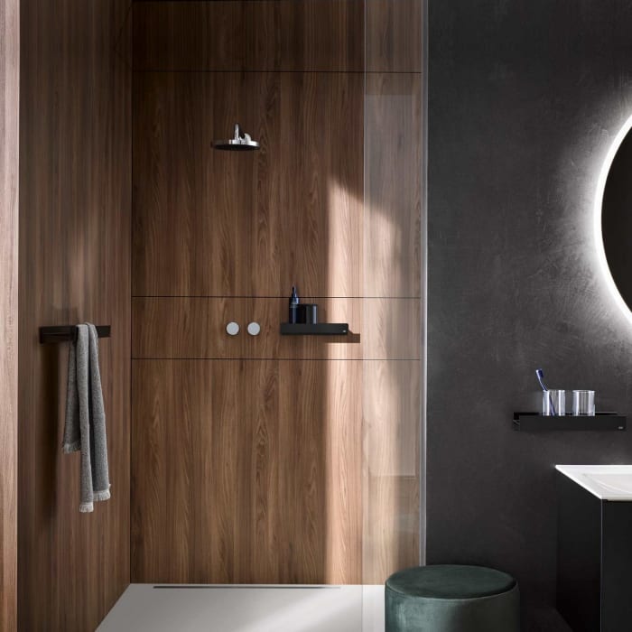 Emco aura Duschreling, 40 cm, 1 Ablaufrinne