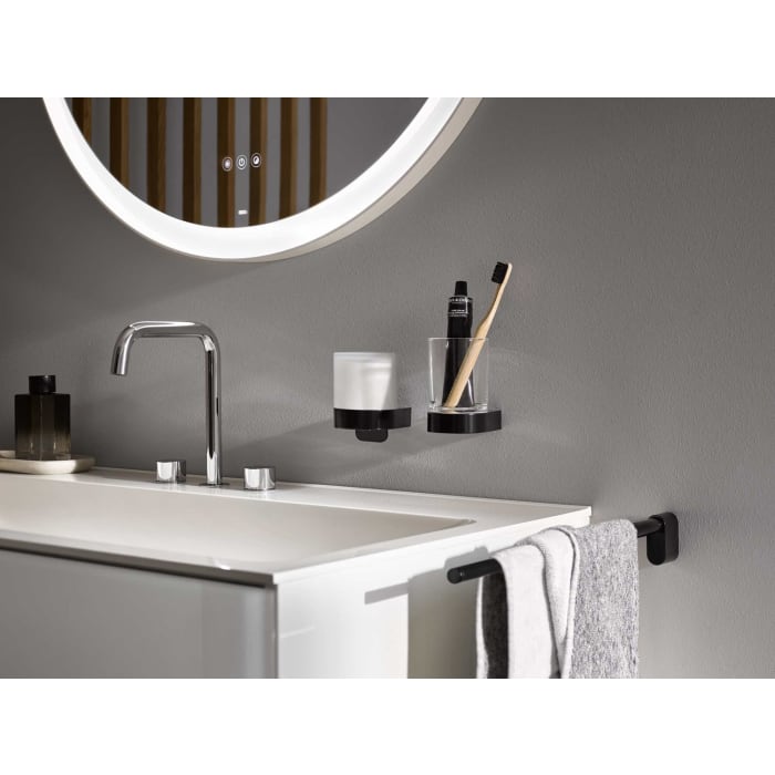 Emco flow black Glashalter