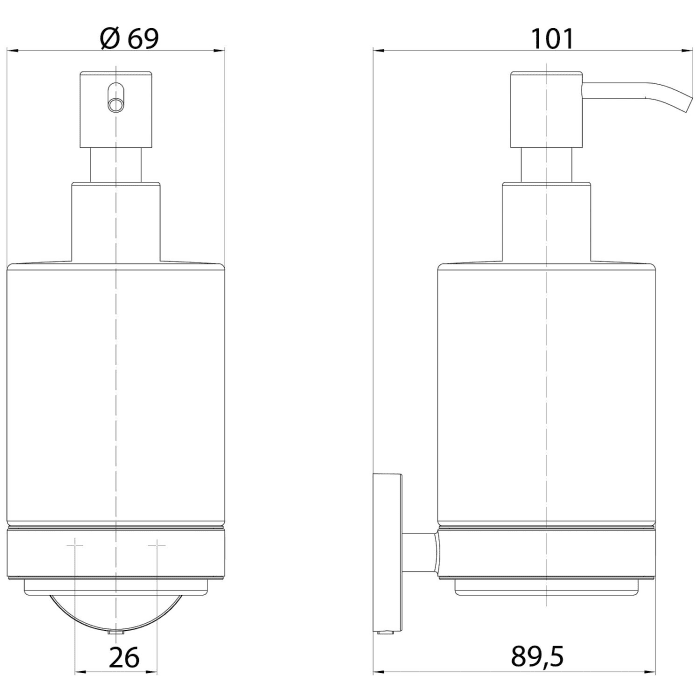 Emco round Seifenspender