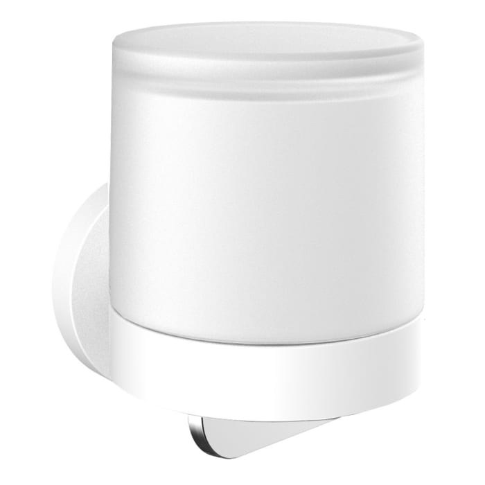 Emco round white Einhand-Seifenspender