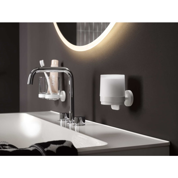 Emco round white Einhand-Seifenspender