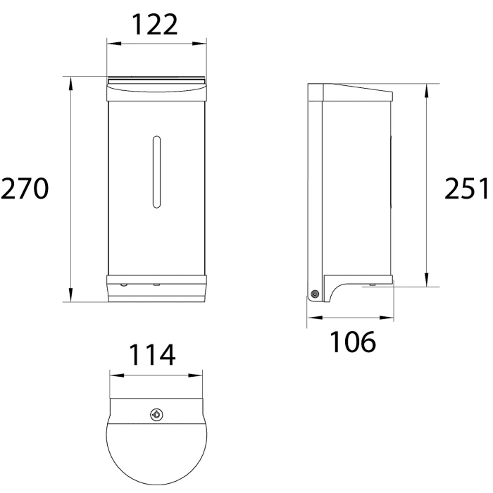 Emco system 2 Sensorspender für Schaum