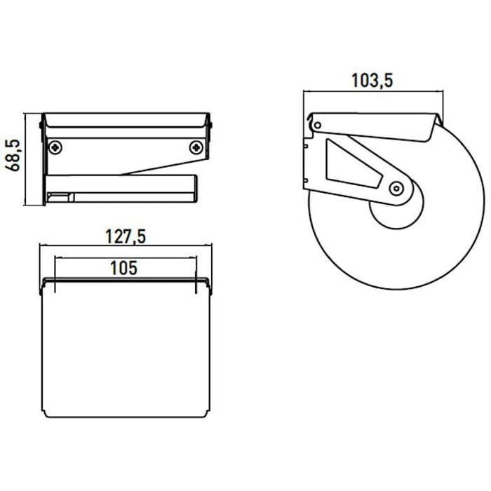 Emco Polo Papierhalter mit Deckel