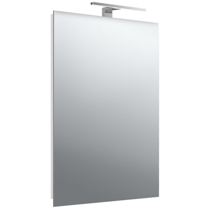 Emco mee LED-Badspiegel in der Größe 60 x 79 cm mit fest verbauter Beleuchtung
