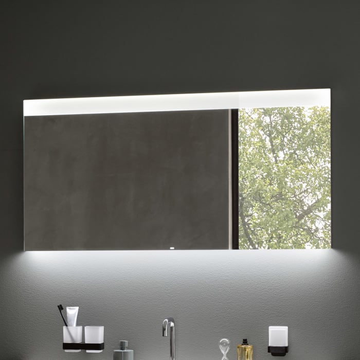 Emco MI 250 LED-Lichtspiegel 100 cm mit durchgehendem Lichtausschnitt und Sensorschalter