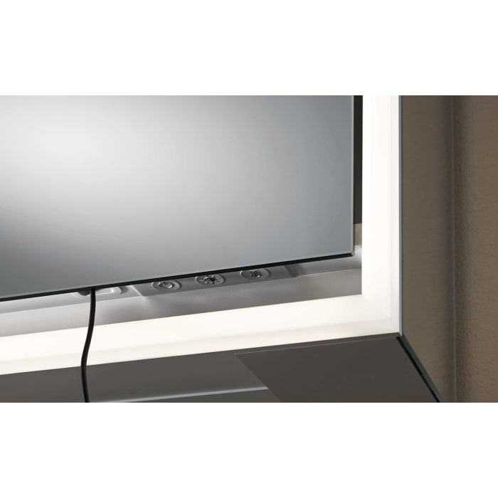 Emco loft LED-Lichtspiegelschrank 100 cm, 2 Türen, Unterputzmodell