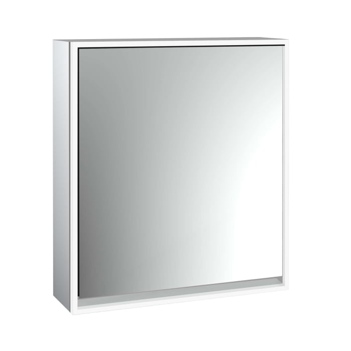 Emco loft LED-Lichtspiegelschrank 60 cm, 1 Tür, Aufputzmodell